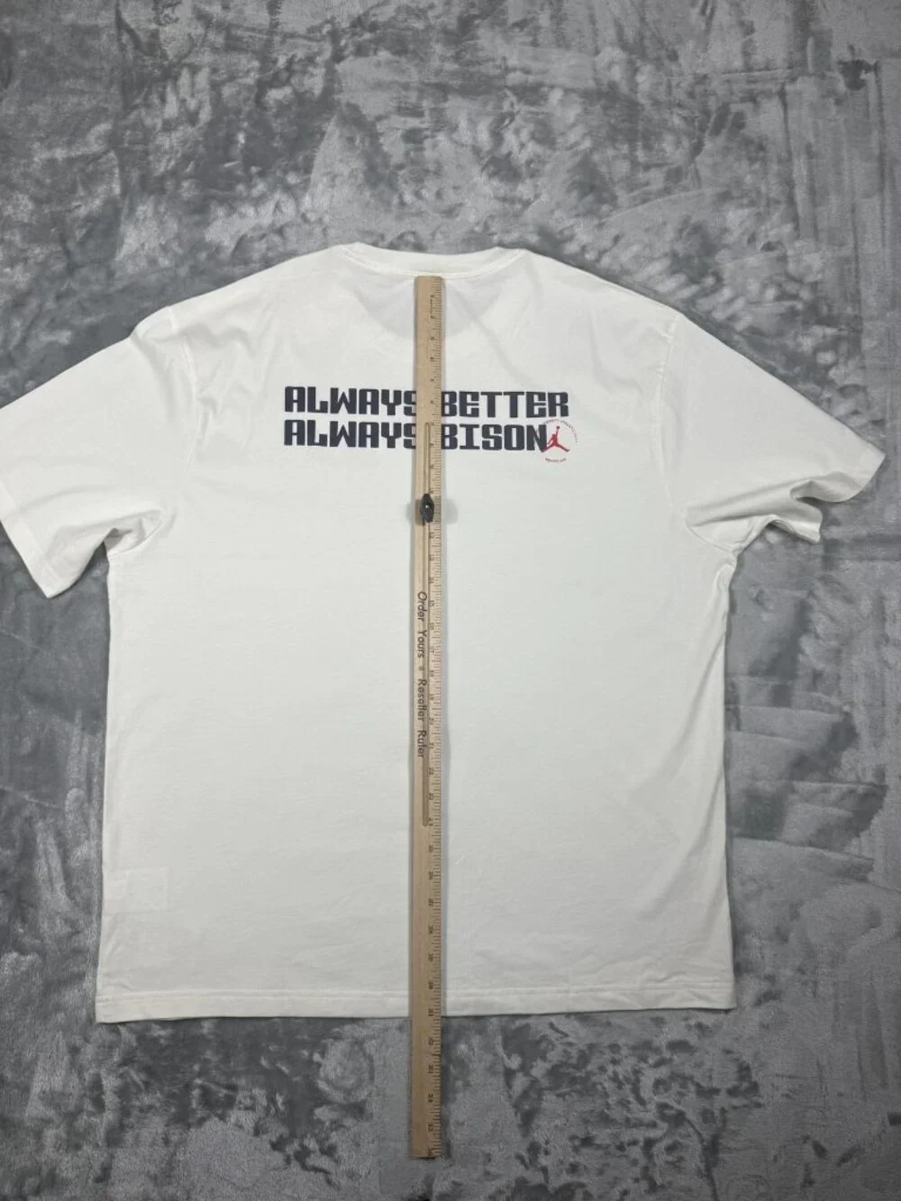 New Jordan Howard University Big Bison Energy Shirt Mens 2XL White IH0533 133